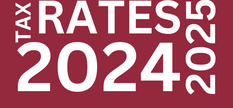 Tax Rate Cards 2024/25 Tax Rate Cards 2024/25